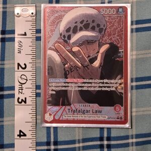 Trafalgar Law, OP14-001 Trading Card, Alt Art, The Azure Seas Seven